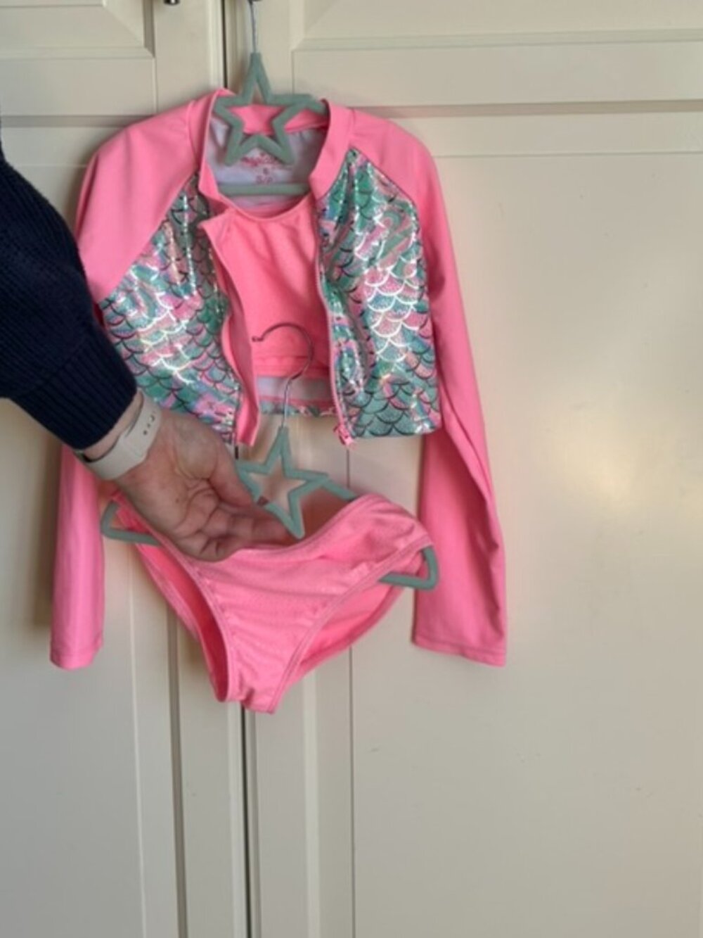 🧜‍♀️💖 BMagical by Btween Mermaid Bathing Suit Set – Girls Size 6 💖🧜‍♀️